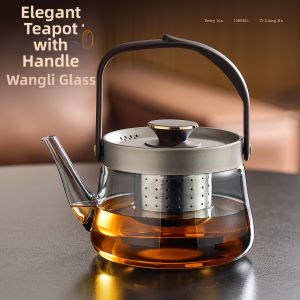 YIHUTEA | Large Capacity High-end Glass Tea Pot Set