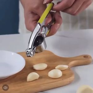 Kẹp Tỏi  3 In 1 Inox Cao Cấp Dụng Cụ Nghiền Ép Tay Tỏi Tỏi Gừng Óc Chó… Tiện Ích PVN3823