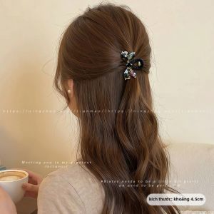 NING ZHOU | Kẹp Tóc Bướm Nước Kim Cương Elegante