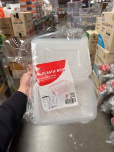 APPN (1ชุด25ใบ มีคลิปรีวิว) กล่องใส่อาหาร กล่องใส่ขนม กล่องใส่ของทอด กล่องใส่อาหารเดลิเวอรี่ กล่องอาหารใส่กลับบ้าน เบอร์PF750 ทรงสี่เหลี่ยม มีฝาปิดในตัว ปิดสนิท สีใส เข้าไมโครเวฟได้ วัสดุพลาสติก Food g. ทนความร้อน สินค้าพร้อมจัดส่ง (1496491249)