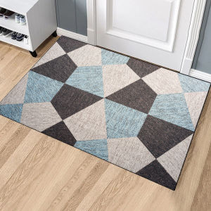 VIKAMA Pha Lê Phong Cách Châu Âu Thảm Nhung Thấm Hút Chống Trơn Trượt Sàn Cho Lối Vào Phòng Tắm Vệ Sinh Trang Trí Nhà 100% Polyester