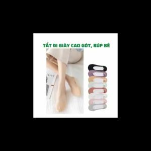 Tất Vớ Đi Giày Cao Gót Giày Lười Tất Lười Nữ Chất Liệu Su Lạnh Cao Cấp Kháng Khuẩn Chống Trơn Chống Hôi Chân