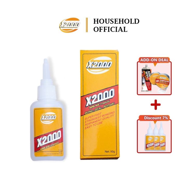 X2000 Multi purpose glue adhesive super strong liquid, use for all