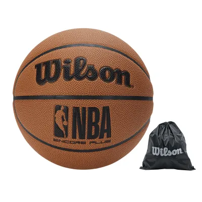 Wilson | ลูกบาสเกตบอลฝึกซ้อมสำหรับในร่ม/กลางแจ้ง ทนทานต่อการสึกหรอ ขนาด 7