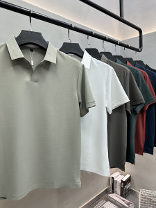 Áo Thun Polo Nam Mùa Hè 2025 Cổ Polo Tay Ngắn Nhẹ Co Giãn Nhanh Khô Ép Nóng Laser Cắt May Thời Trang Thành Phố Thường Ngày