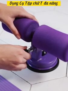 DỤNG CỤ TẬP BỤNG CHỮ T ĐA NĂNG HÚT CHÂN KHÔNG hỗ trợ gập bụng tập cơ bụng 6 múi tại nhà thiết bị thể dục thể thao giảm mỡ vòng eo LOTA SHOP
