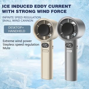 TurboJet Portable Handheld Fan with Rechargeable USB and Variable Speed - Adjustable Cooling Technology for Mother Gift