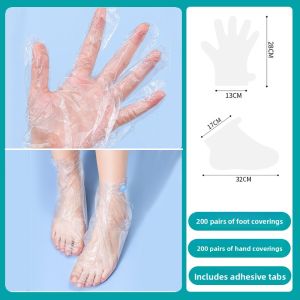 Disposable Plastic Foot Mask Moisturizing Crack-Proof Foot Covering ness Preserving Foot Film for Foot Care