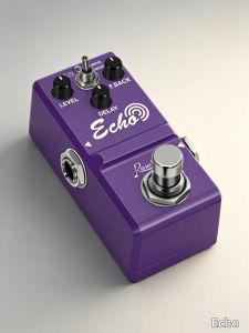 ROWIN LN-314 ECHO Mini Guitar Effect Pedal True Bypass 2 Chế Độ Hiệu Ứng Trễ Màu Tím Dành Cho Nhạc Sĩ