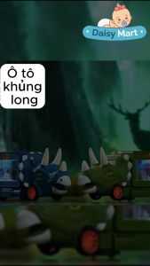 Xe ô tô khủng long tự chạy có đèn