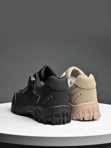 Mens Steel Head Safety Shoes Puncture And Smash Resistant Lightweight Sole Breathable Upper for Outdoor Workshop Work Shoes