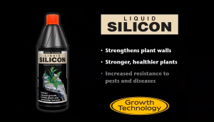Growth Technology Liquid Silicon 1 Litre (Silicon Fertilizer Non-NPK Fertilizer Plant Immunity Booster Cell Wall Strengthener Greener)