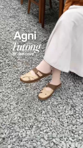 ONE LOVE AGNI SEPATU BUSTONG FLAT MULES WANITA