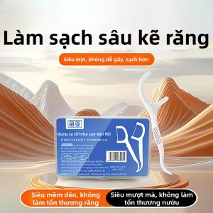JINHUAN | Fine Disposable Toothpick Floss Sticks