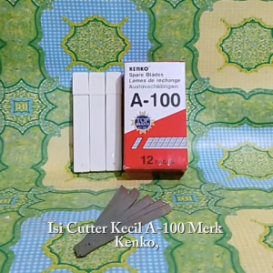 Isi Cutter Kecil A-100 Merk Kenko Perkotak 12 Pcs