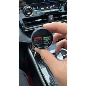 Tẩu Sạc Xe Hơi 66w 5 Cổng Usb 3.0 Sạc Nhanh 3.0 Cho iphone xiaomi note samsung huawei Trong Xe Hơi