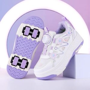 Roller Skating Shoes with Removable Wheels for Girls