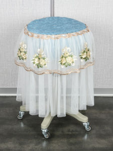 Vỏ Bọc Ghế Quầy Bar Có Thể Điều Chỉnh Vỏ Bọc Ghế Tròn Vỏ Bọc Ghế Bằng Vải Ren Phong Cách Hàn Quốc Vỏ Bọc Ghế Chống Bụi