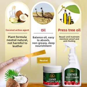 Australian Quality Leather Cleaner Care Liquid For Leather Jackets Sofas Furniture Stain Remover Cream Genuine Leather