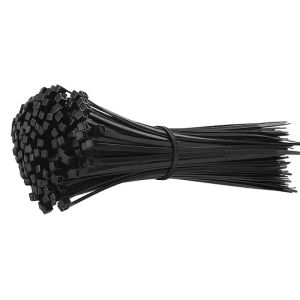 50/100Pcs Nylon Zipper Straps With Adjustable Self-Locking Loops Fixed Zipper Straps Office Line Zipper Straps