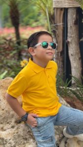 Unique OS Kids Polo Premium Quality Cotton T-Shirt Boy/Girl 3-14 Years Sleepy Panda