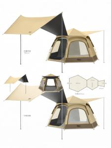 The Primitive | Portable Outdoor Waterproof Overnight Tent