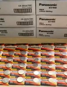 5PCS original Panasonic cr 2032 3V cr1632 cr1616 cr1620 cr2016 cr1220 cr2025 cr2450 3v lithium battery