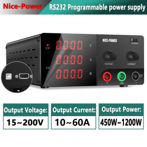 RS232 Computer Communication DC Power Supply 900W 1000W High Power Programmable Adjustable Power Supply 60V 100V 120V Voltage Stabilizer