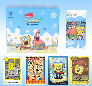 KABAO Anime SpongeBob SquarePants Patrick Star Card Collection Trading Cards Cartoon Funny Collection Cards Toy For Kids Gift