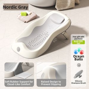 iuu | Baby Bath Support Seat Newborn Bath Stand Bed