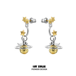 Isolated Patient Original Design Earrings Multi-Wear Detachable Fashion Jewelry Alloy Silver Gold Plated Womens Ear Jewelry