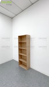 5 Tier Multipurpose Bookcase Cabinet Organizer Storage Shelves Rack Book Shelf Rak Serbaguna 5 Tingkat