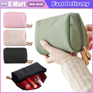 New Large Capacity Nylon Cosmetic Bags for Travel Women Portable Solid Color Zipper Toiletry Pouch Makeup Organizer Bags Simple Solid Color Cosmetic Bag Women Mini Makeup Bag Portable Travel Waterproof Toiletry Bag Small Multi Pocket Storage Bag Pouches