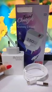 Charger SAM GALAXY Z FLIP5 280W Fast Charger Support Fast Charging