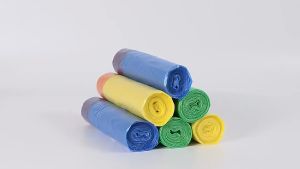 Garbage Bag 45cmx50cm Office Cleaning Trash Bag Dustbin with Rope Disposable Trash Bag 抽绳垃圾袋 Beg Sampah - SO21