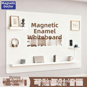 CIBOSHI | Magnetic Enamel Board Galvanized Matte Finish Writable Wall Attachment