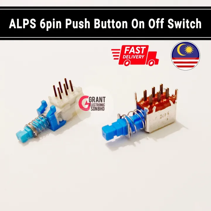 ORIGINAL JAPAN ALPS key switch button switch directly double row 6 foot ...