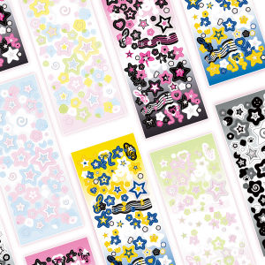 Vách Ngăn Bằng Giấy Tổng Hợp DIY Vật Liệu Trang Trí Sticker Guka Star Guka Original Album Sổ Tay Vật Liệu Trang Trí