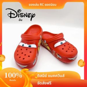 Disney Mcqueens พิกซาร์การ์ตูนรองเท้าแตะกันน้ํากลางแจ้งรองเท้าแตะทรายสบายๆข้อเท้า Eva รองเท้าผู้ใหญ่ของขวัญ