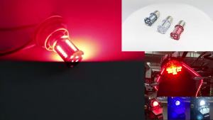 2/4 1157 LED Đuôi Xe Máy Đèn Nhấp Nháy Flasher Tín Hiệu Blinker Dừng Phanh BAY15D Bóng Đèn 12V 30SMD Đa Năng Ô Tô Xe Moto Phụ Kiện