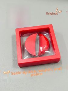 Mini Red Creative Gift Cup Solid Wood Chaoshan Miniature Red Success Cup Decorative Ornaments South Fujian Handmade Souvenir