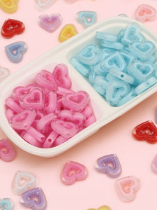 5 Đá Acrylic Rỗng Màu Sắc Trong Nhỏ Làm Móc Khóa Móc Đồ Di Động Phụ Kiện Đồ Trang Sức Thủ Công DIY