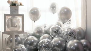 12inch 10pcs Latex Balloons Colored Confetti Mixed Rose gold Wedding Decoration Party Birthday Decorate Christmas Decoration