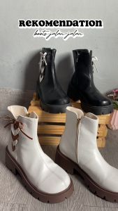 PINKEY P230 Sepatu Boots Martin Resleting Wanita: Fashion & Kualitas Premium