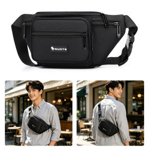 MENSPE Fashion Chest Bag Oxford Cloth Cross-Body Bag Mens Waterproof Sports Bag Large Capacity Casual Bag Messenger Bag Outdoor Fitness Bag Travel Bag Business Bag For Men