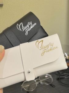 Retro Glasses Case Literary Simple Glasses Bag Soft Leather Portable Sunglasses Storage Bag