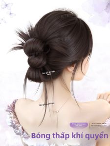 JUZITING | Natural and Puffy Bun Hair Clip