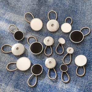 M.G.【Ready in Stock】 3Pcs/pack Adjustable Metal Jeans Button Spring Elastic Waist Extender for Pants/Skirt