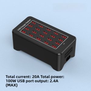 Earise | Multi-Port USB Charger Desktop Charging Station Fast Charge For Multiple Mobile Phones High Power Integrated Power Socket