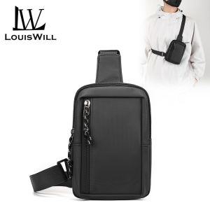 LouisWill Mens Chest Bag Fashion Film Bag Mini Anti-Scratch Bag Wear-Resistant Diagonal Shoulder Bag Waterproof Crossbody Bag Sport Bag Fashion Sling Phone Bag
